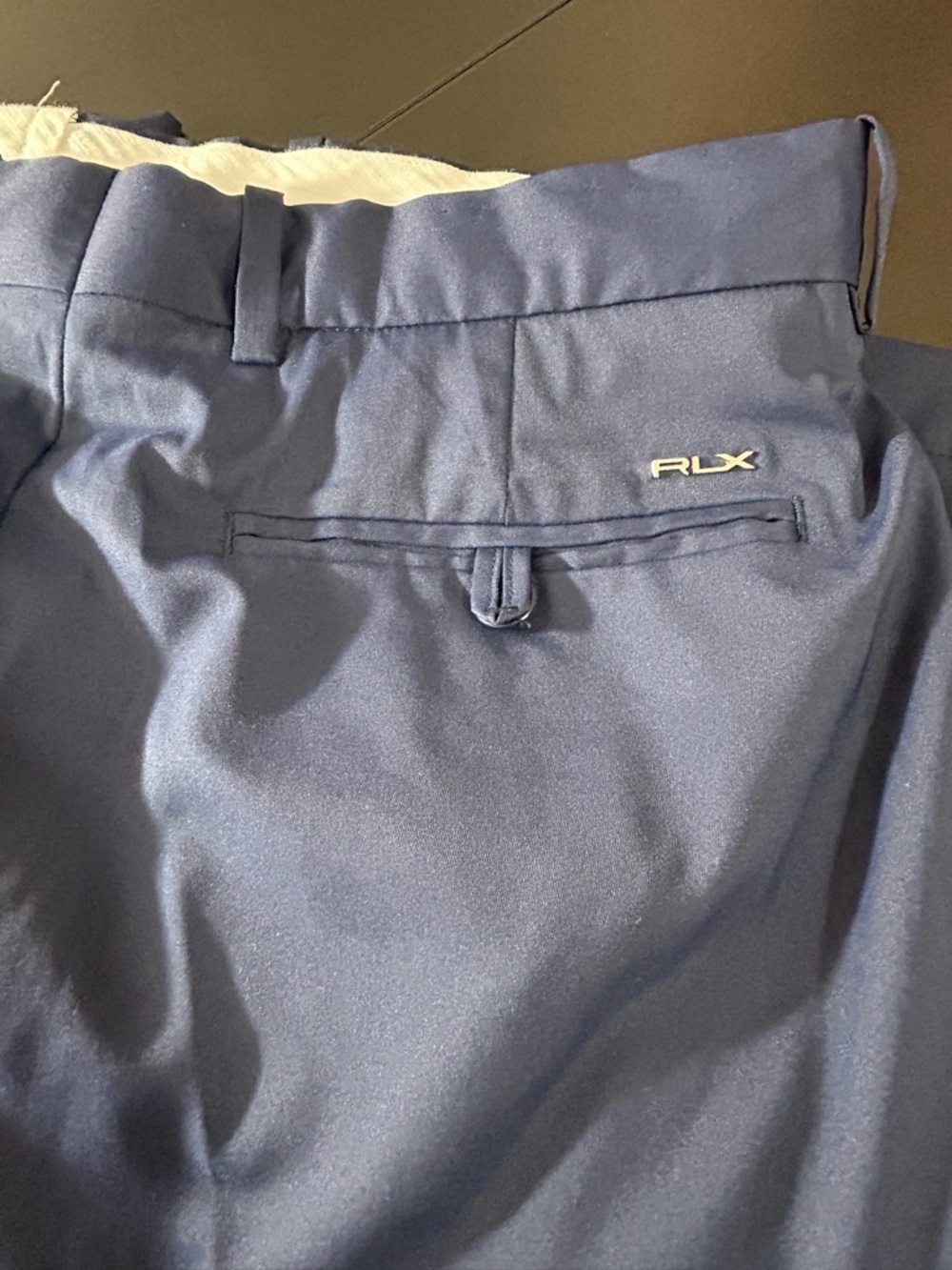 RLX Ralph Lauren Classic Fit Golf Shorts Men’s 32 Waist. 9 Inch Inseam Navy - Picture 6 of 9